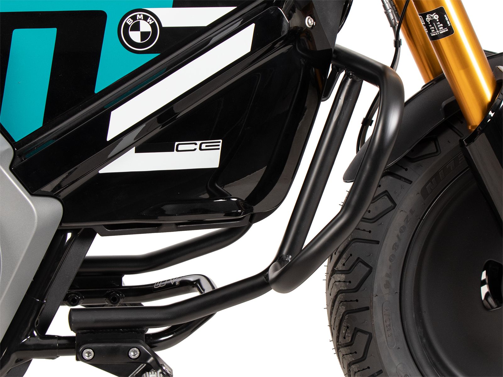 Motorbeschermer zwart voor BMW CE 02 (23-) Hepco & Becker