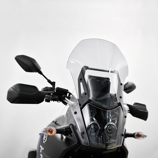 Hoog windscherm smoke grijs voor Yamaha Ténéré 700 (19-24)