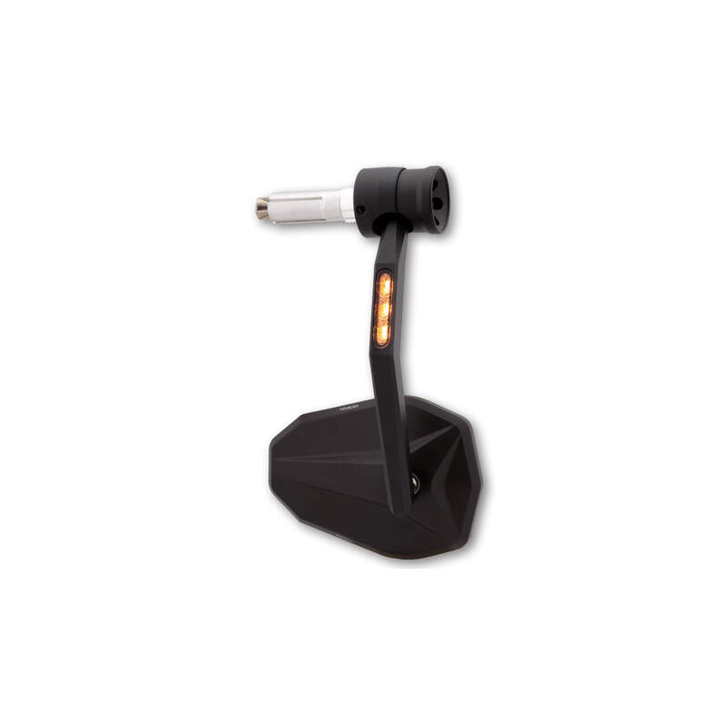 HIGHSIDER pro stuurspiegel Victory-RIM zwart met LED indicator/positielicht (1 stuk)