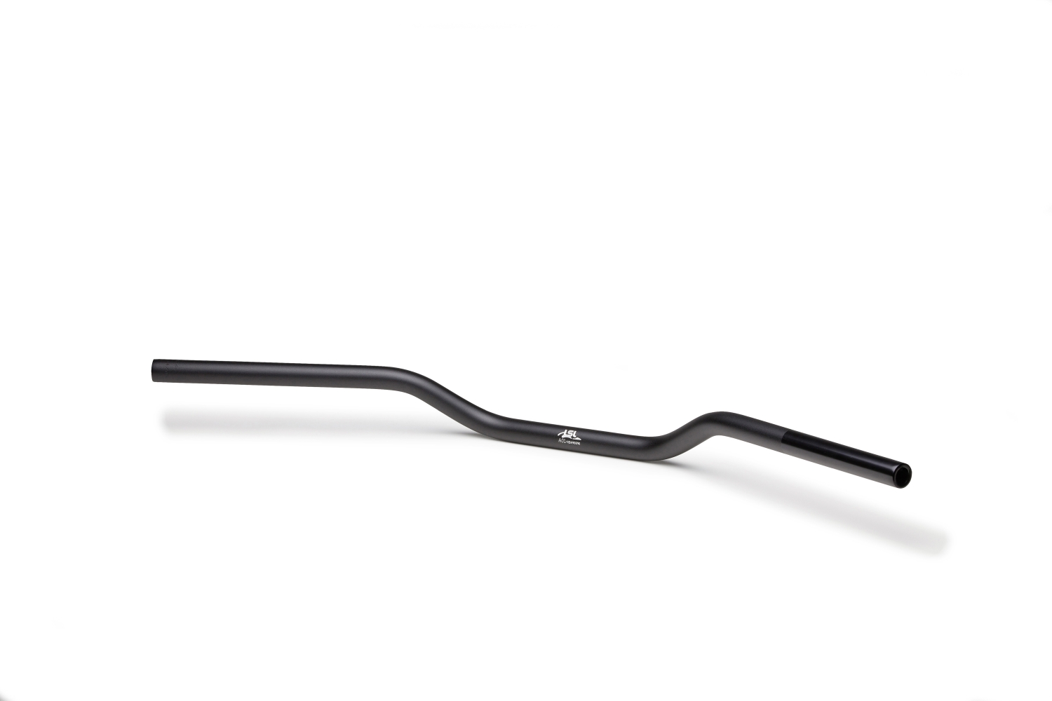 LSL Alu-Lenker Superbike A01, 7/8 Zoll, schwarz perlgestrahlt