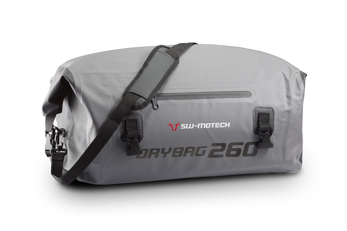 Drybag 260 achtertas voor Moto Guzzi V85 TT /Travel, grijs / zwart - SW Motech