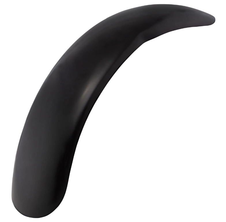 Spatbord Garelli Race EVO II zonder beugel, universeel voor Vespa PX 80-200ccm, GFK, zwart