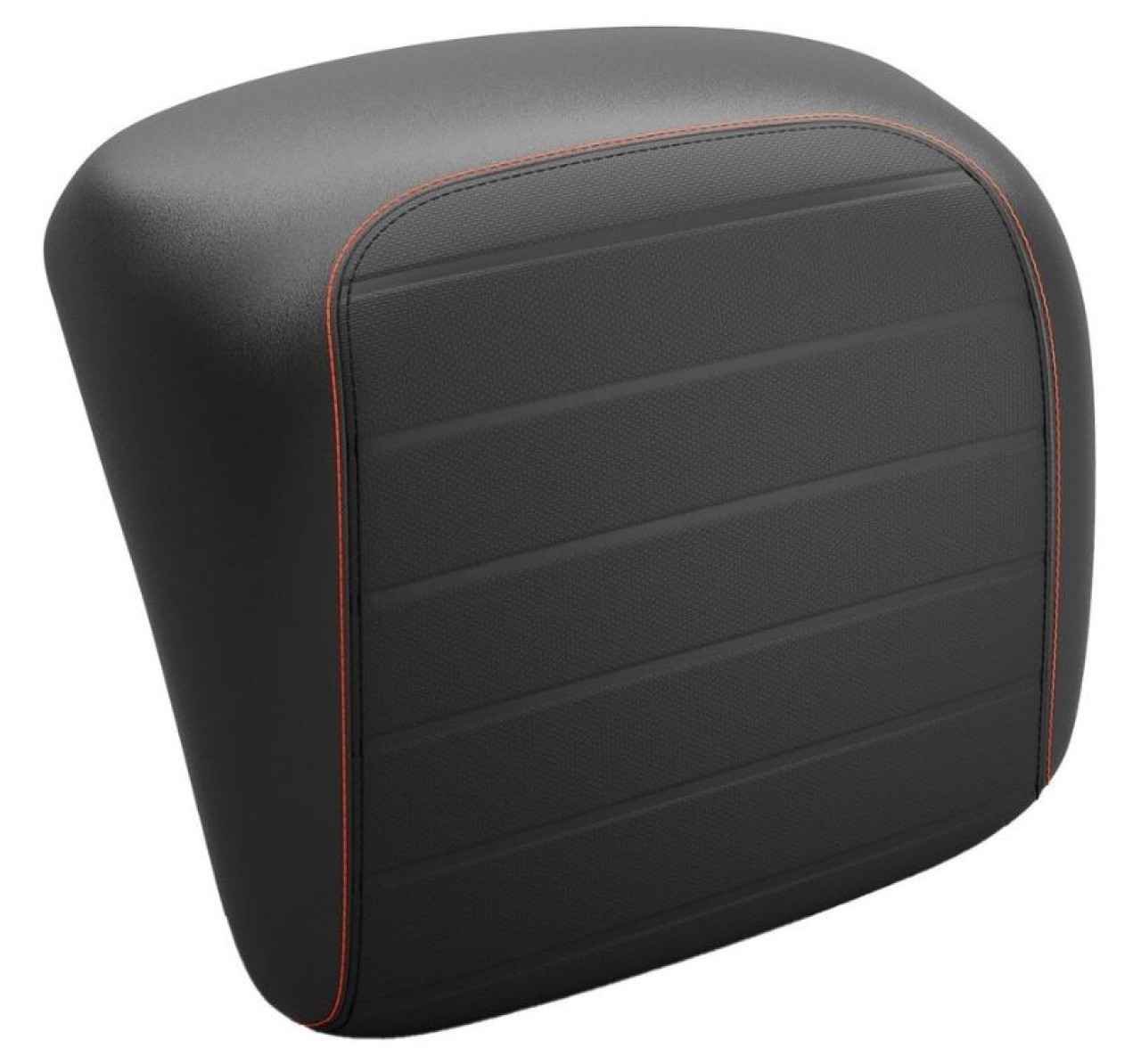Originele rugsteun voor Vespa GTS/GTV topkoffer - zwart, oranje stiksels