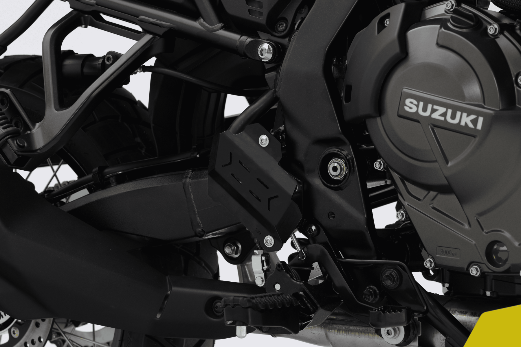 Zwart aluminium remcilinderdeksel voor Suzuki V-Strom 800 DE (23-)