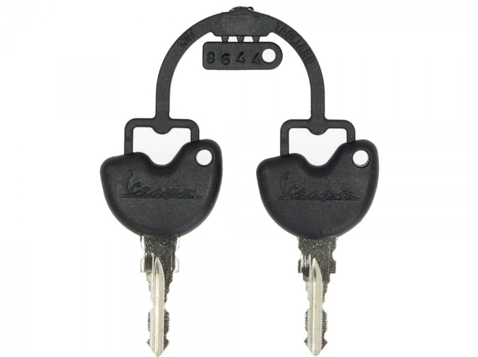 Originele topkoffer 32 l. voor Vespa Primavera / GTS / PX grijs 791/B