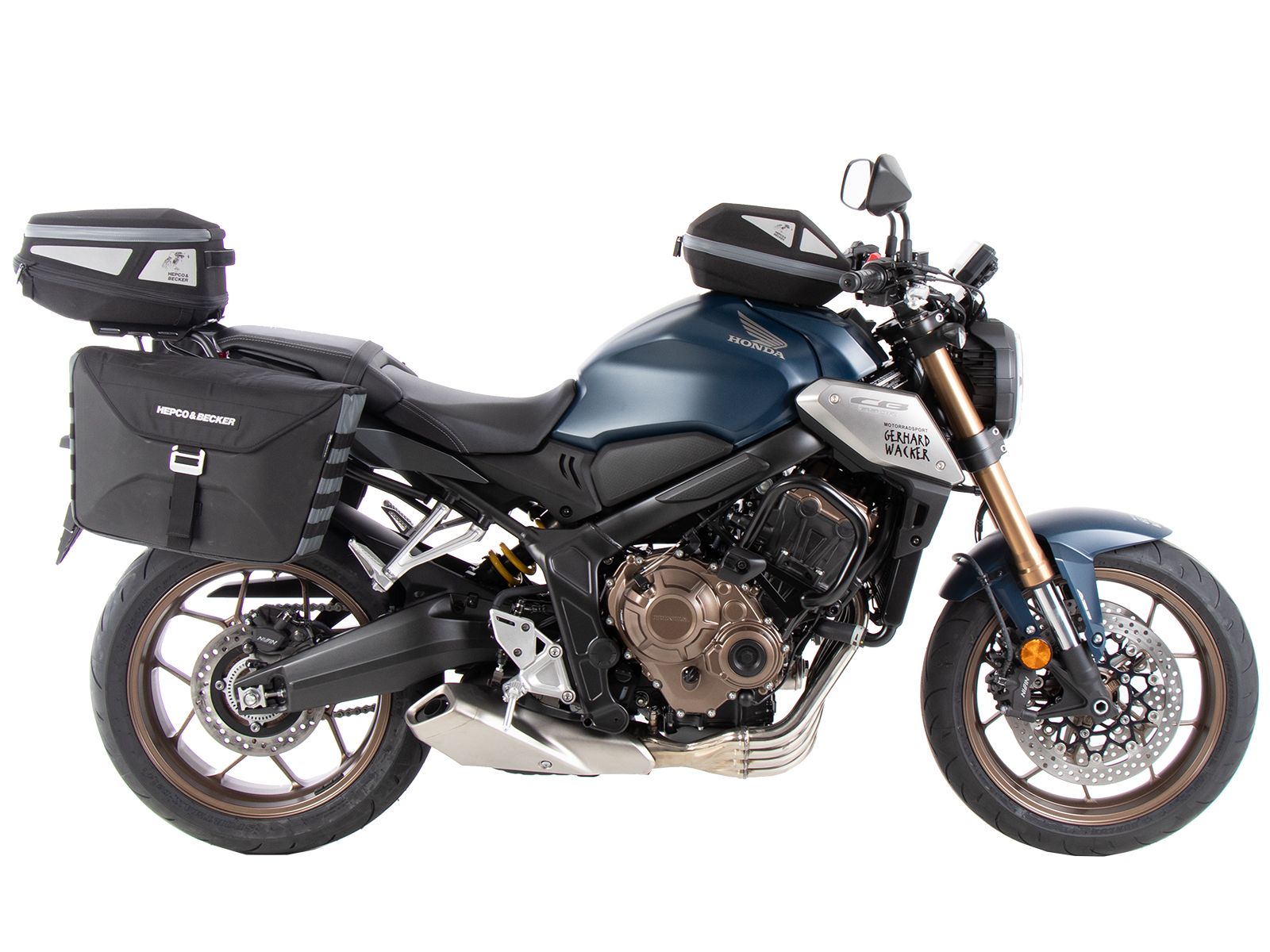 C-Bow zijdrager zwart Honda CB 650 R (21-23) Hepco & Becker
