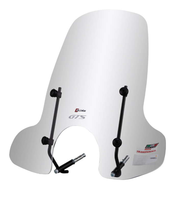 Voorruit FACO hoog voor Vespa GTS /GTS Super 125/300cc (`23-), blank