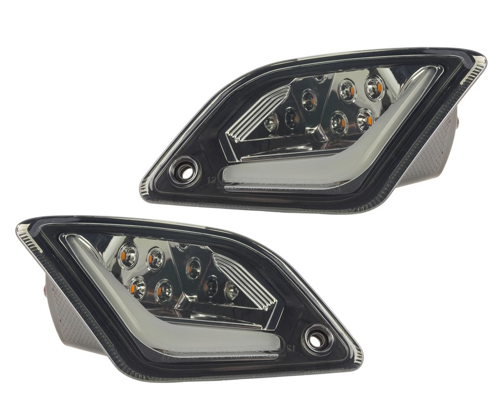 Richtingaanwijzerset voor & achter voor Vespa GTS/GTS Super/GTV/GT 60/GT/GT L ('03-'13), getint