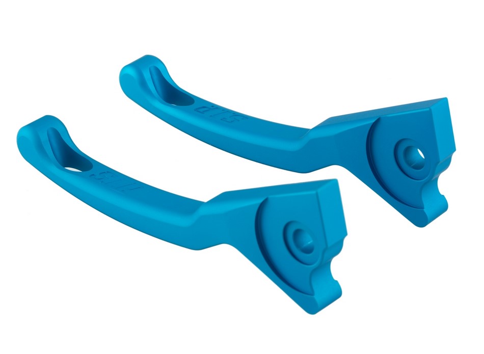 Sport remhendelset Shorty voor Vespa, rechts en links, blauw mat