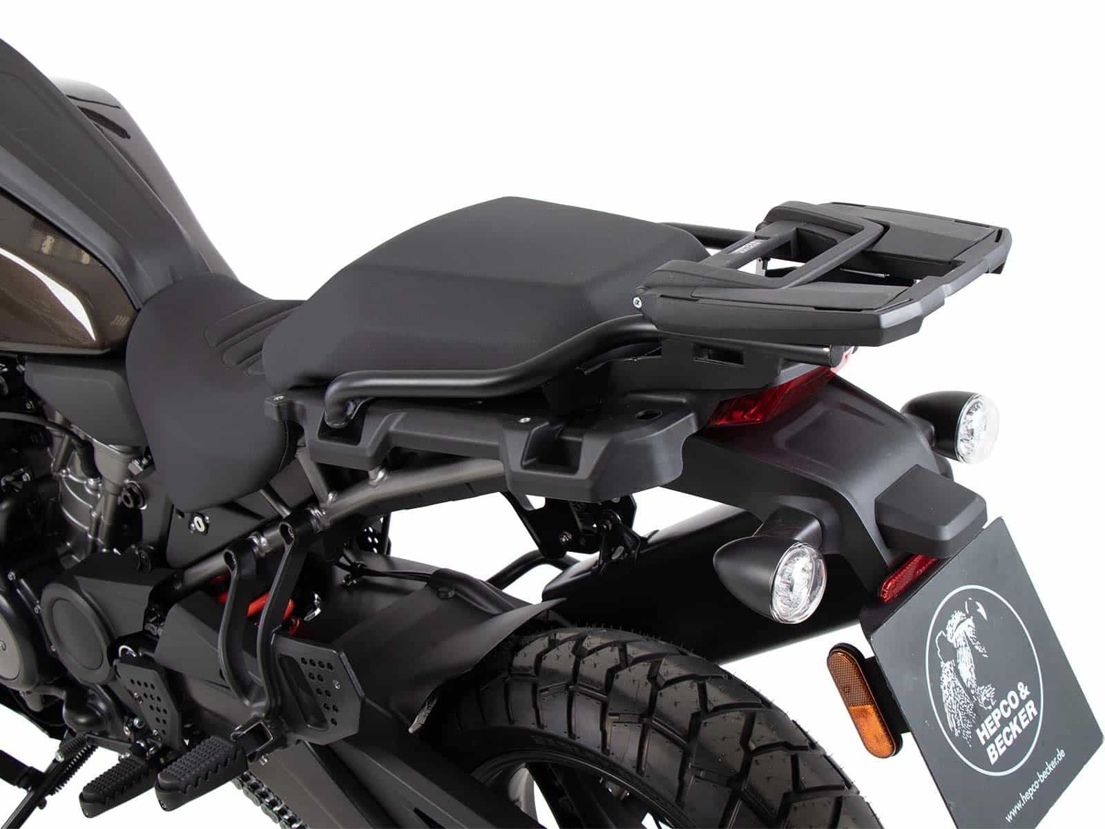 Easyrack Topcaseträger zwart voor Harley Davidson Pan America (21-) Hepco & Becker