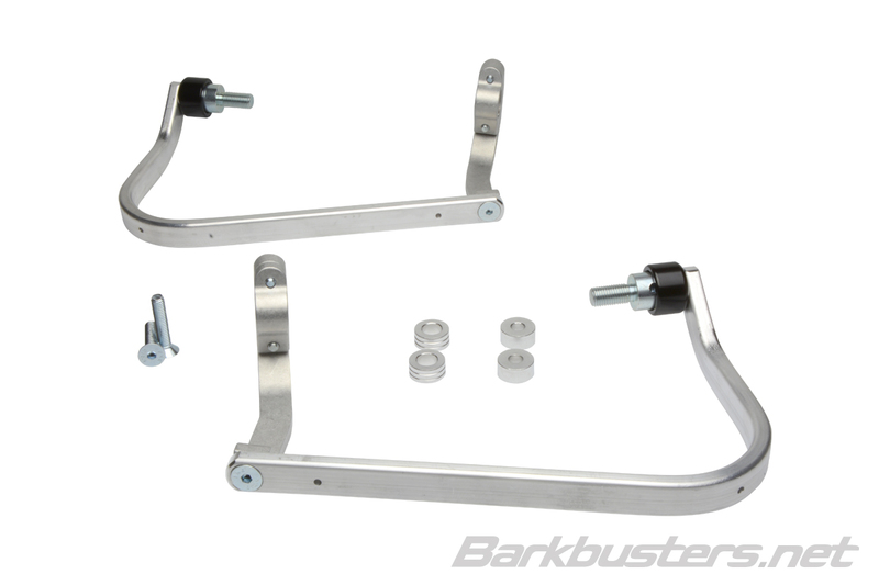 Barkbusters hardwarekit tweepuntsbevestiging aluminium