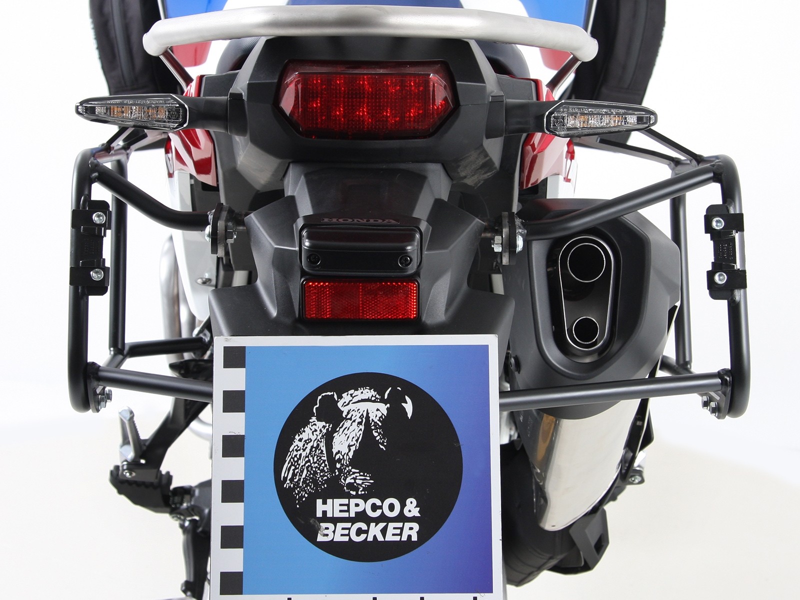 Zijkofferdrager vast zwart voor Honda CRF 1000 Africa Twin (18-19) Hepco & Becker