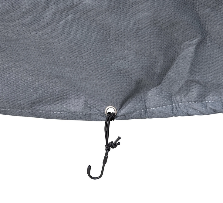 Inklapbare garage Indoor PREMIUM 2.0 voor Vespa ET2/ET4/LX/LXV/S/Primavera/Sprint, maat L, grijs