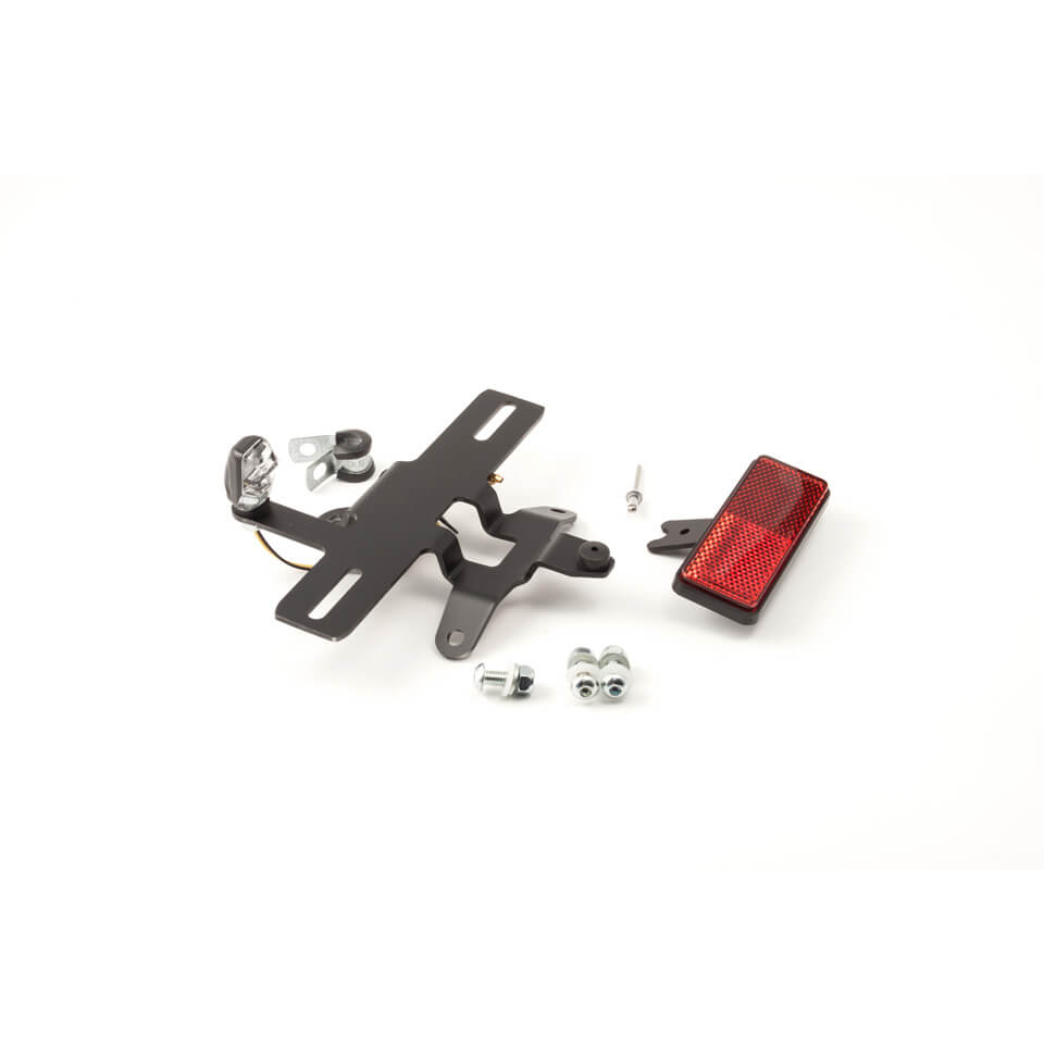 LSL kentekenplaathouder top mount, past op aluminium spatbord
