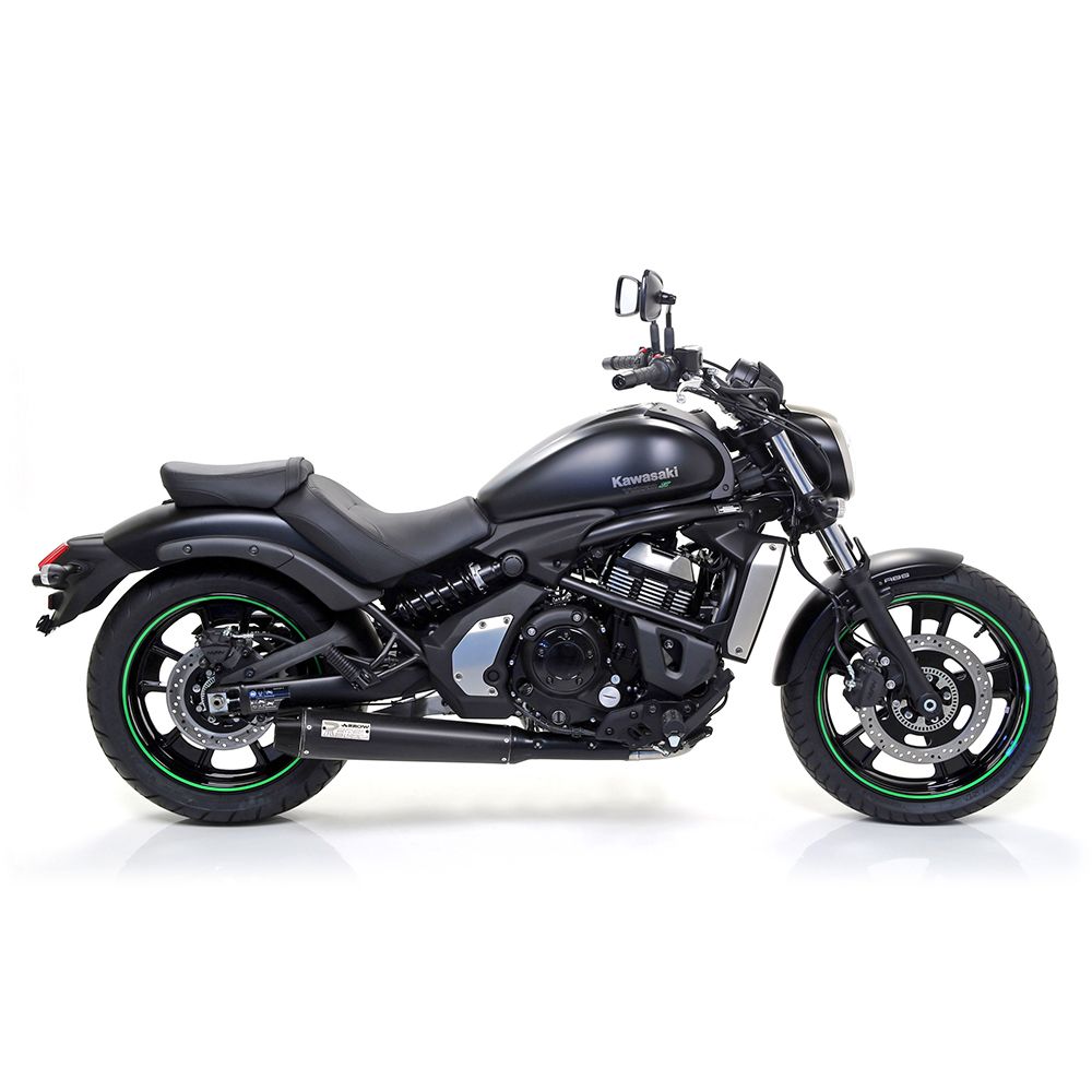 ARROW uitlaatsysteem DARK REBEL voor Kawasaki Vulcan S 650 (14-16)