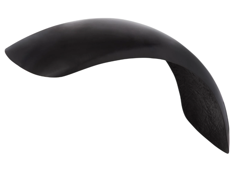 Spatbord Garelli Race EVO II zonder beugel, universeel voor Vespa PX 80-200ccm, GFK, zwart