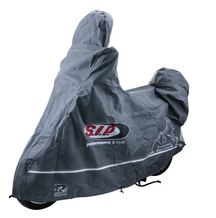 Inklapbare garage Indoor PREMIUM 2.0 voor Vespa GTS/GTV/GT, maat XL, grijs
