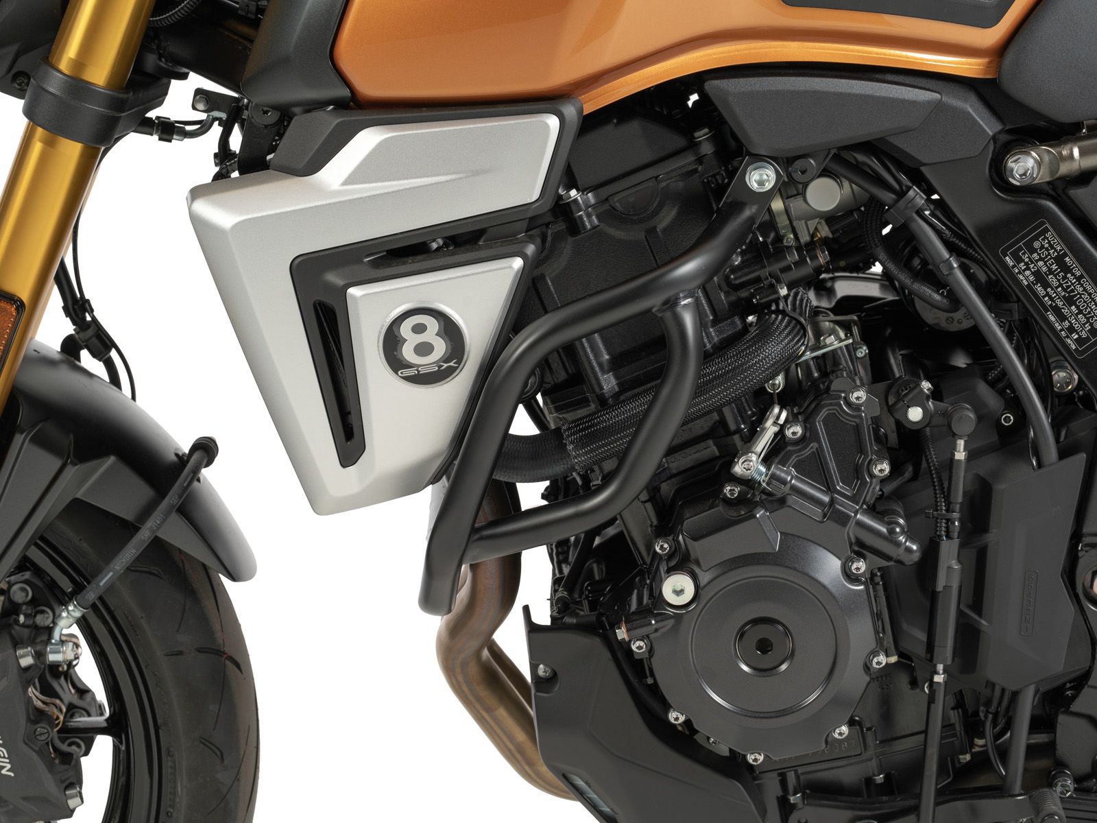 Motorbeschermer zwart voor Suzuki GSX-8T (25-) Hepco & Becker