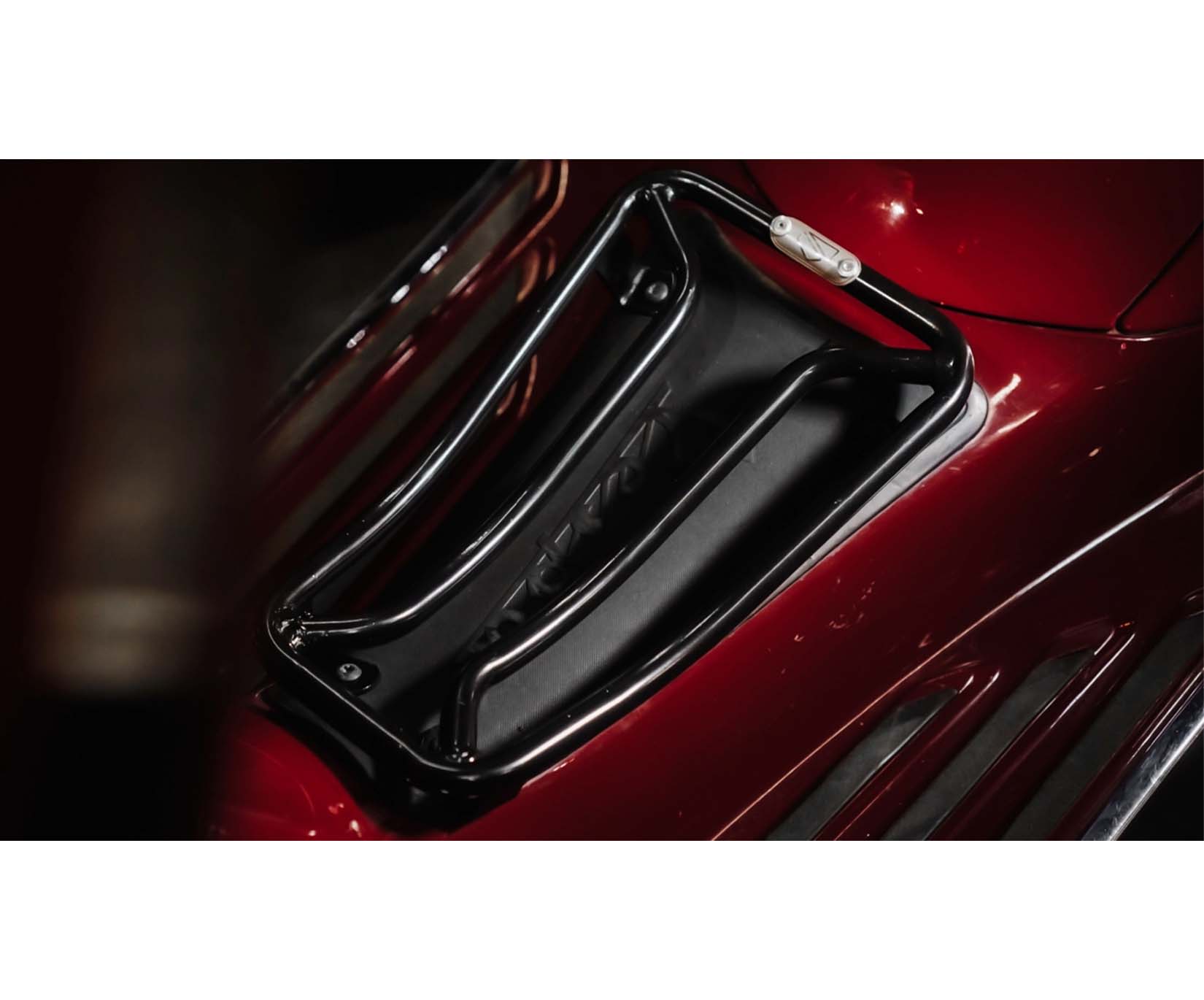 Bagagerek step-through zwart voor Vespa Primavera/Sprint 50-150ccm