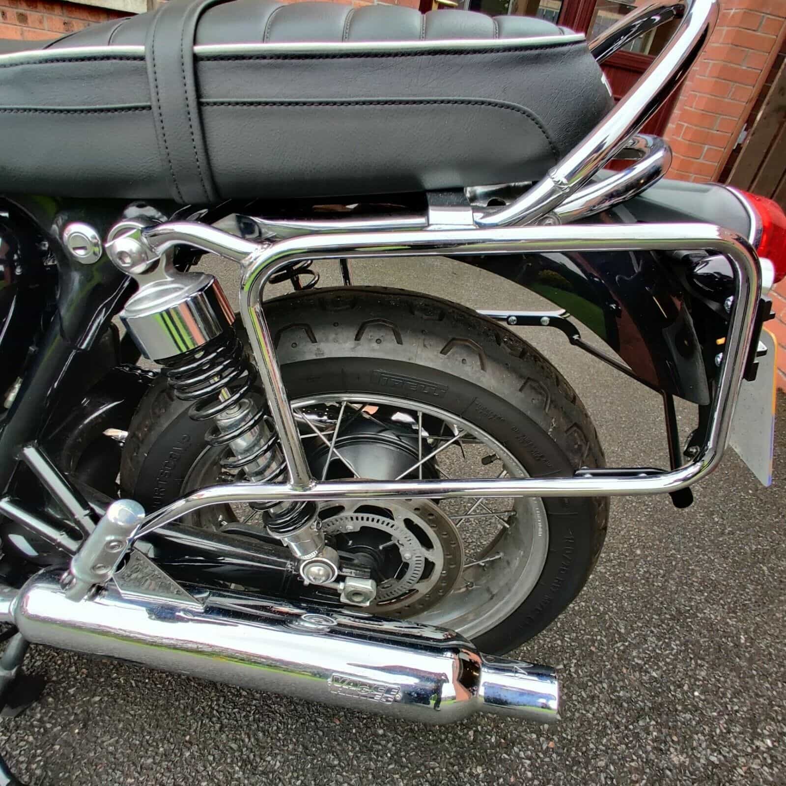 Bagagedrager chroom voor Triumph Bonneville T100 (17-) Hepco & Becker