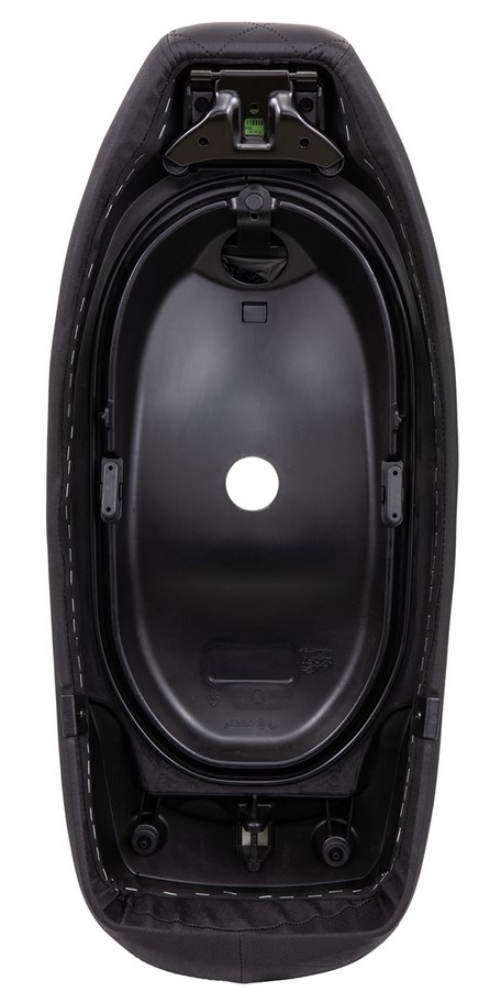 Sportzetel Black Edition voor Vespa GTS/GTV/GT 125-300cc ('03-'13), zwart