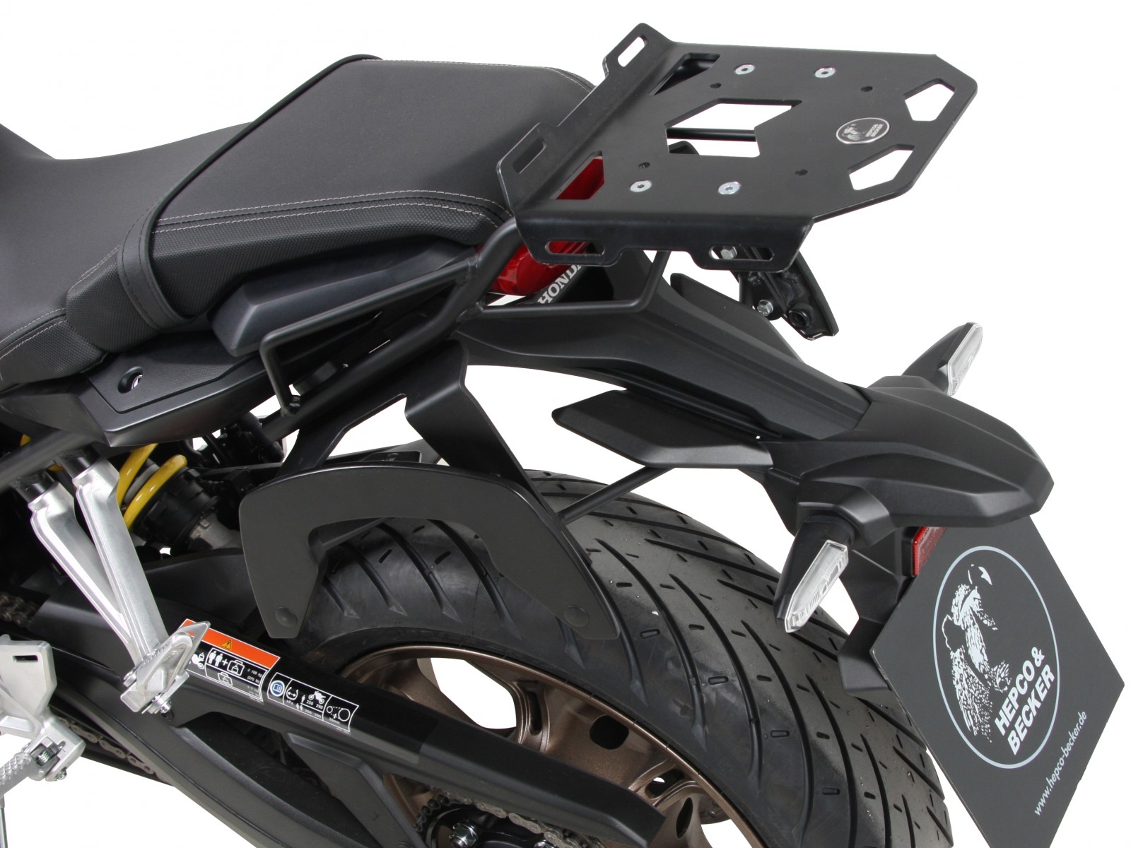 C-Bow zijdrager antraciet voor Honda CB 650 R (19-20) Hepco & Becker