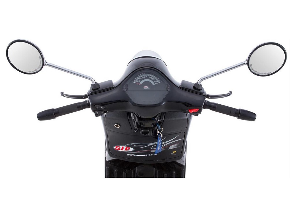 Toerenteller/snelheidsmeter voor Vespa GTS/GTS Super/GTS SuperSport, d.w.z., 125-300cc (-'14), zwart