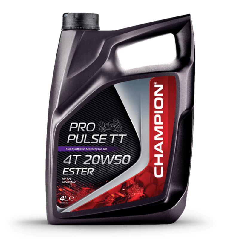 CHAMPION® Pro Pulse TT 4T 20W-50 Ester motorolie - 4 liter