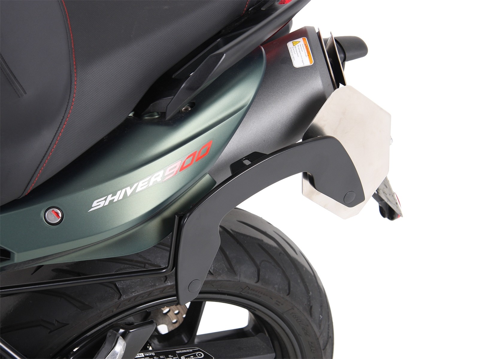 C-Bow zijdrager zwart voor Aprilia Shiver 900 (Bj.17-) Hepco & Becker