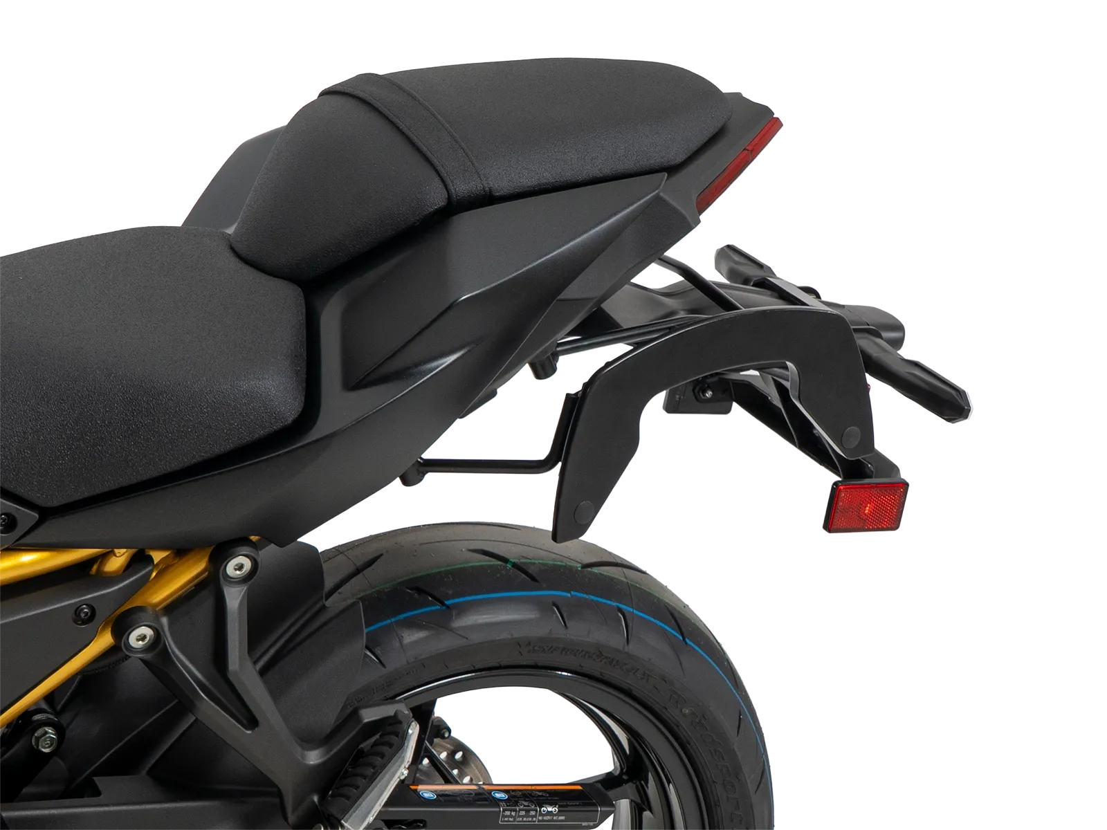 C-Bow zijdrager zwart voor Kawasaki Z 650 S (26-) Hepco & Becker