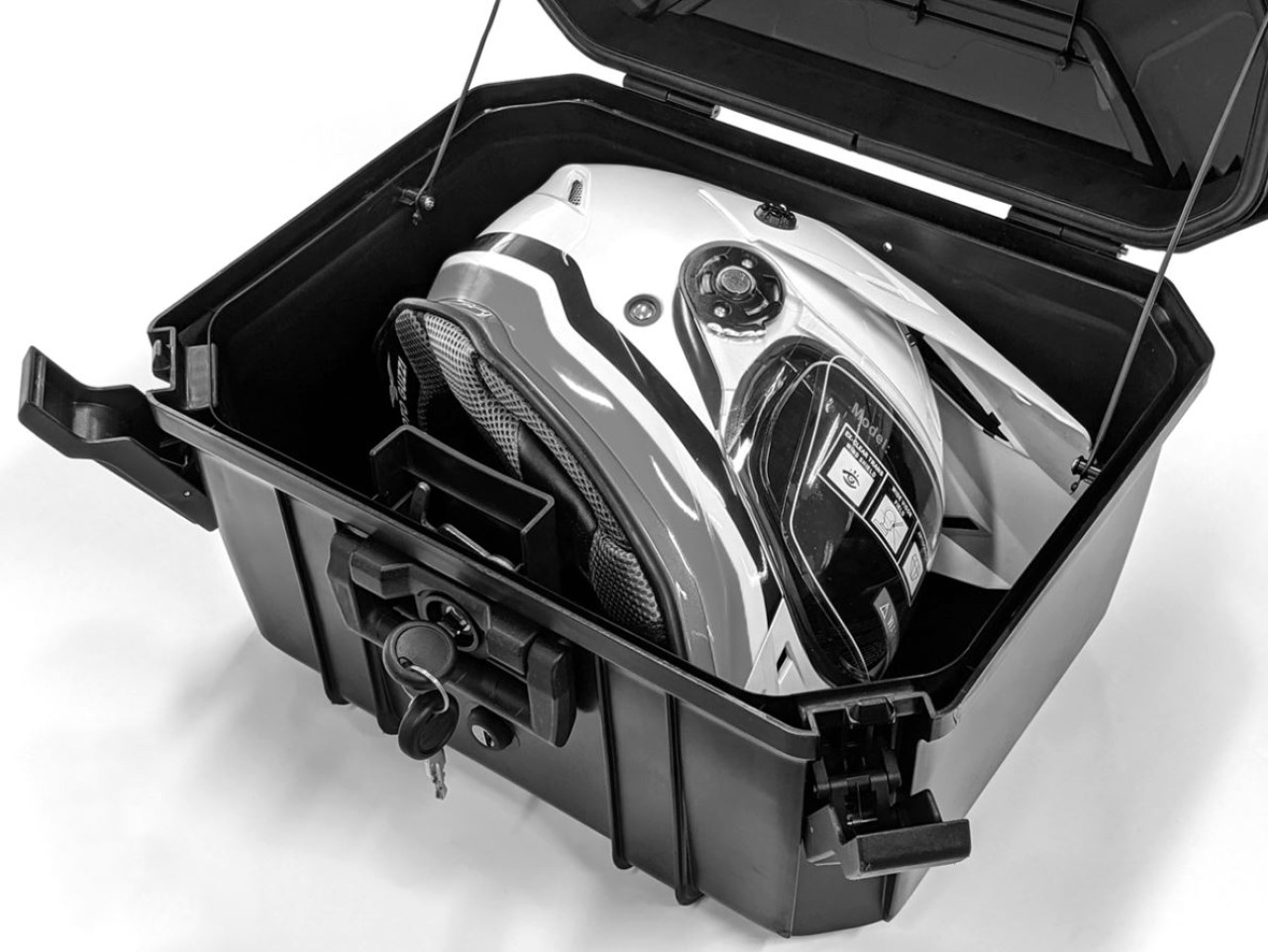Topkofferset met montageplaat 40 L voor Aprilia Tuareg 660