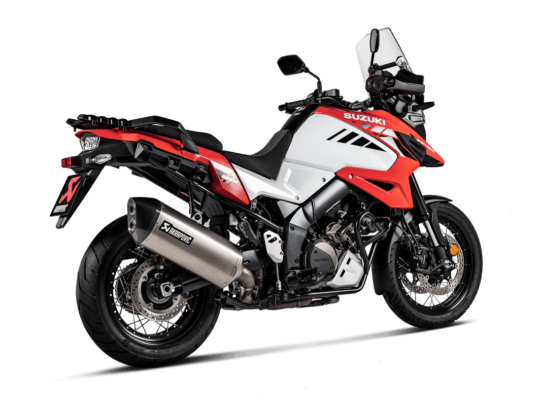Akrapovic Slip-On Line (Titanium) uitlaat voor Suzuki V-Strom 1000 (14-18) en V-Strom 1050 ab (20-23)