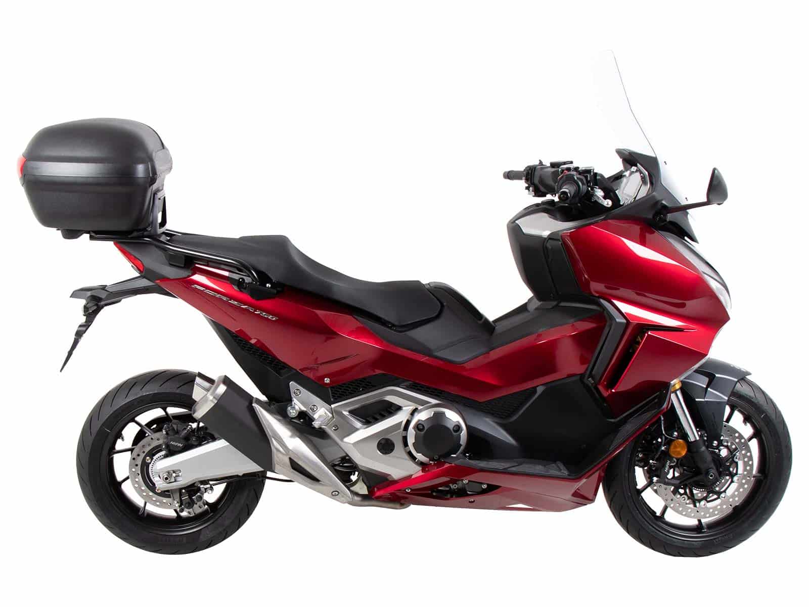 Aluminium bagagerek topkoffer zwart voor Honda NSS 750 Forza (21-) Hepco & Becker