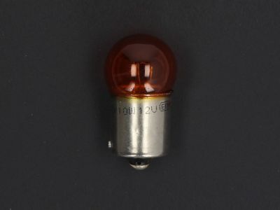 Ring gloeilamp, gloeilamp, doos van 10, 12 V, 10 W, BAU15s, oranje