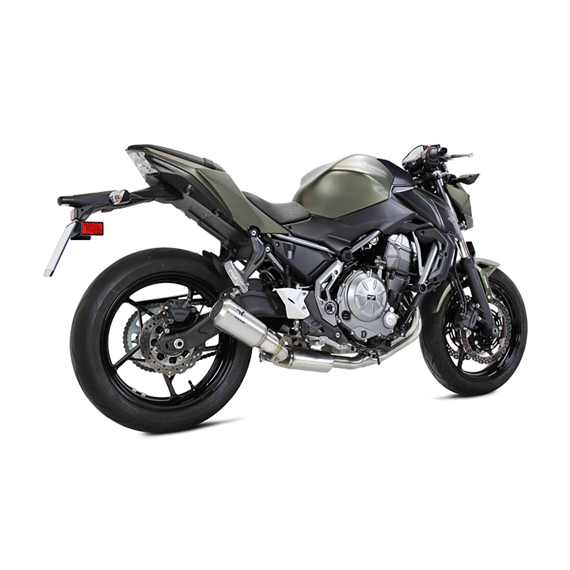 IXRACE MK2 compleet systeem met kat Kawasaki Z 650 /RS, 650 Ninja (21-), roestvrij staal, E-keur, Euro5