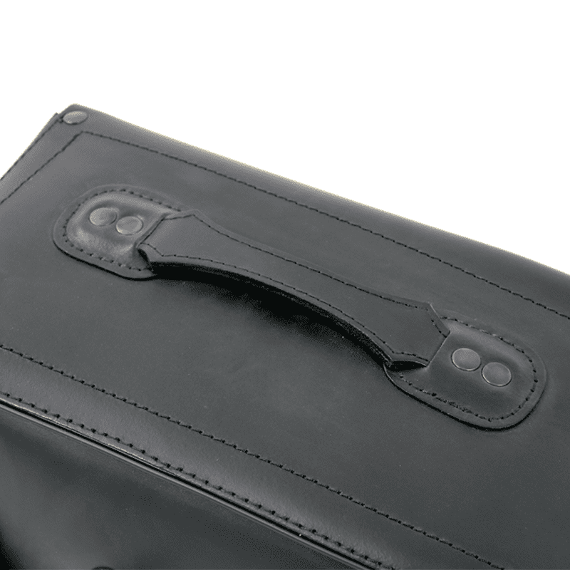 Zijkoffer set Buffalo Custom zwart voor buizentas houder Hepco & Becker