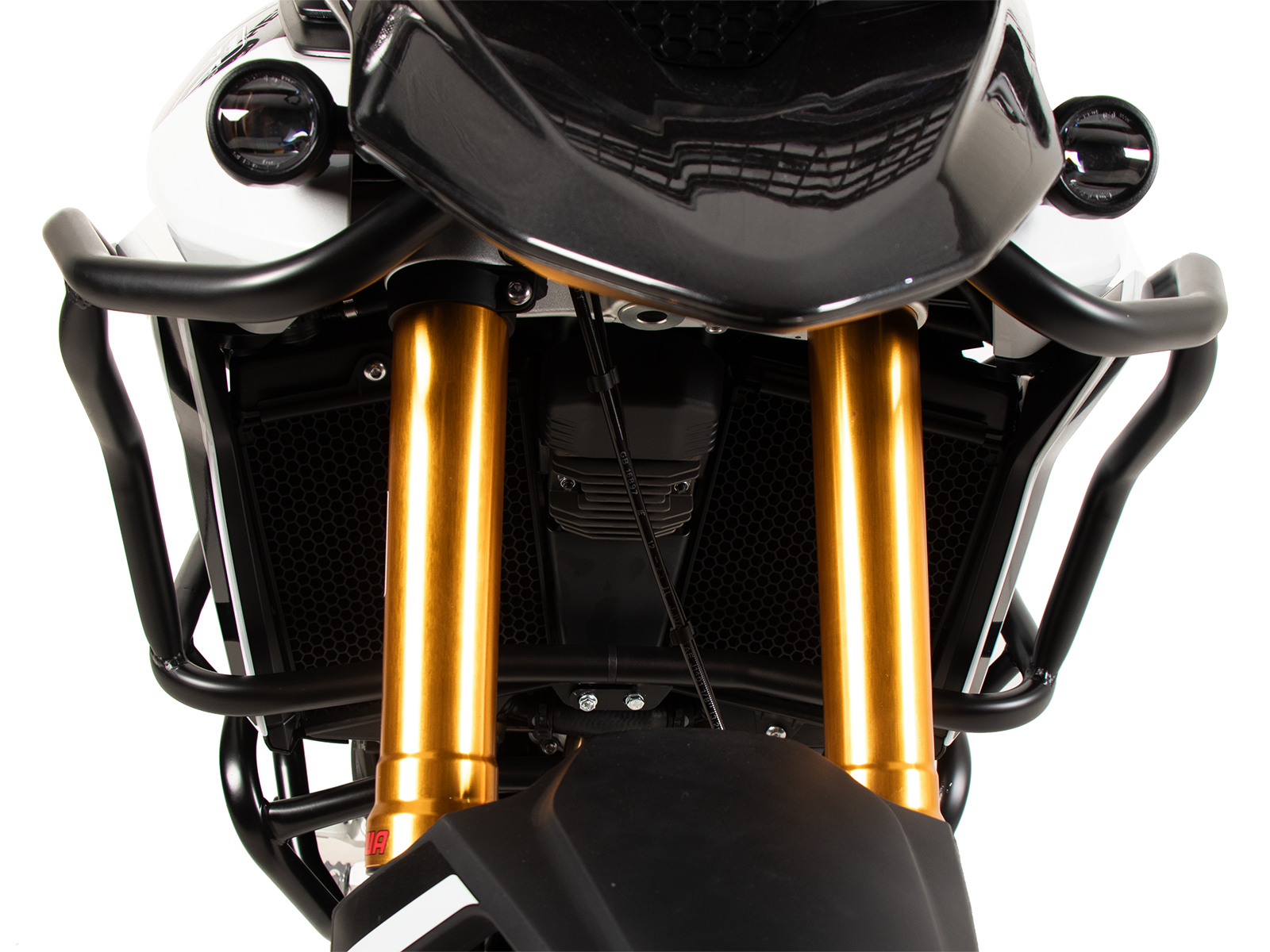 Tankbeschermbeugel "Solid" zwart voor Triumph Tiger 900 GT / Pro (24-) Hepco & Becker