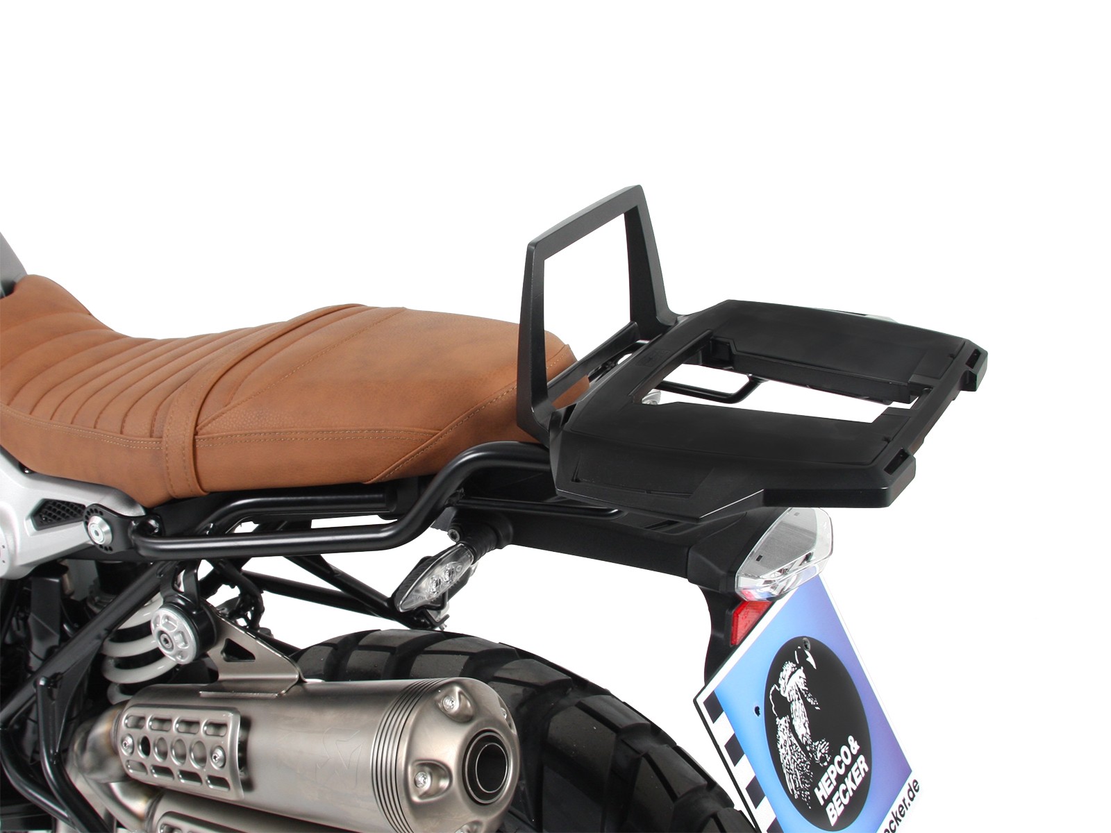 Aluminium topkoffer zwart voor BMW R nineT Scrambler (16-23) Hepco & Becker