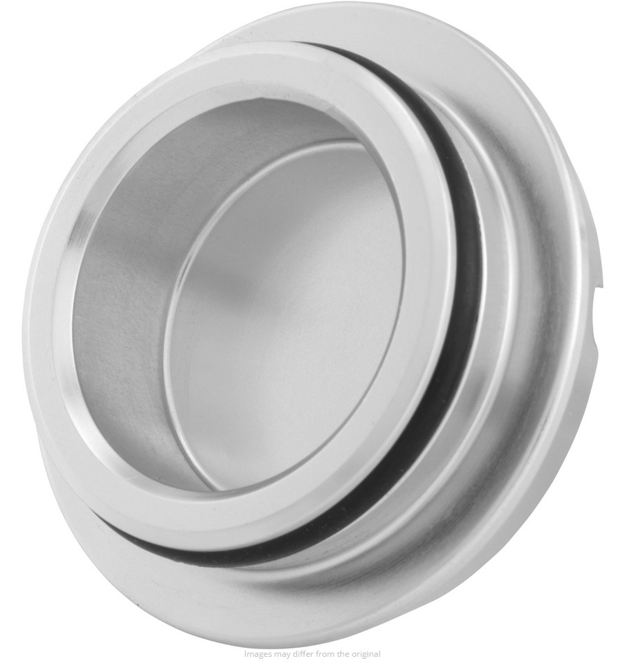 Stofkap velg voorzijde MK II voor Vespa, zilver