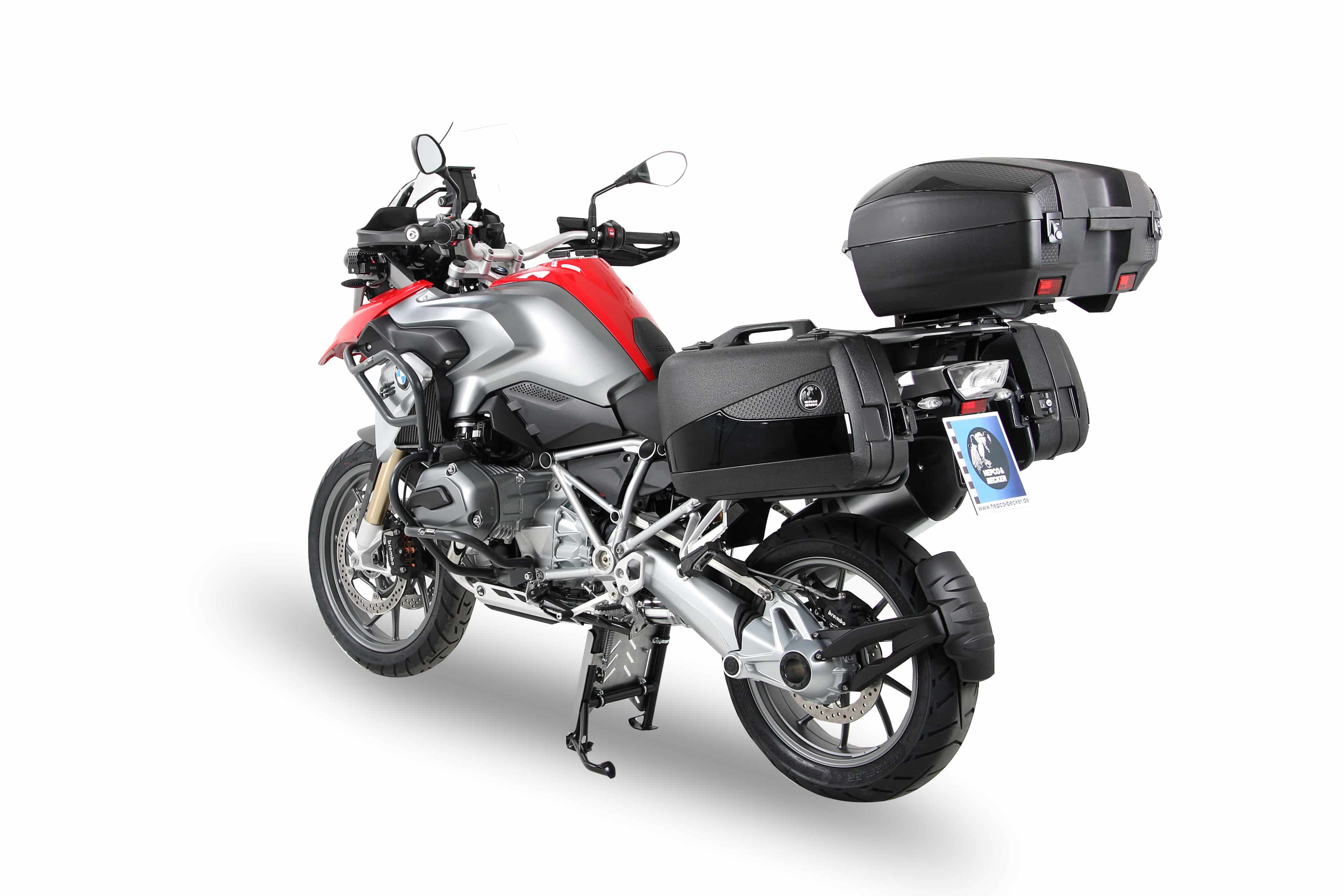 Zijkofferhouder Lock-it zwart voor BMW R 1250 GS Adventure (19-24) Hepco & Becker