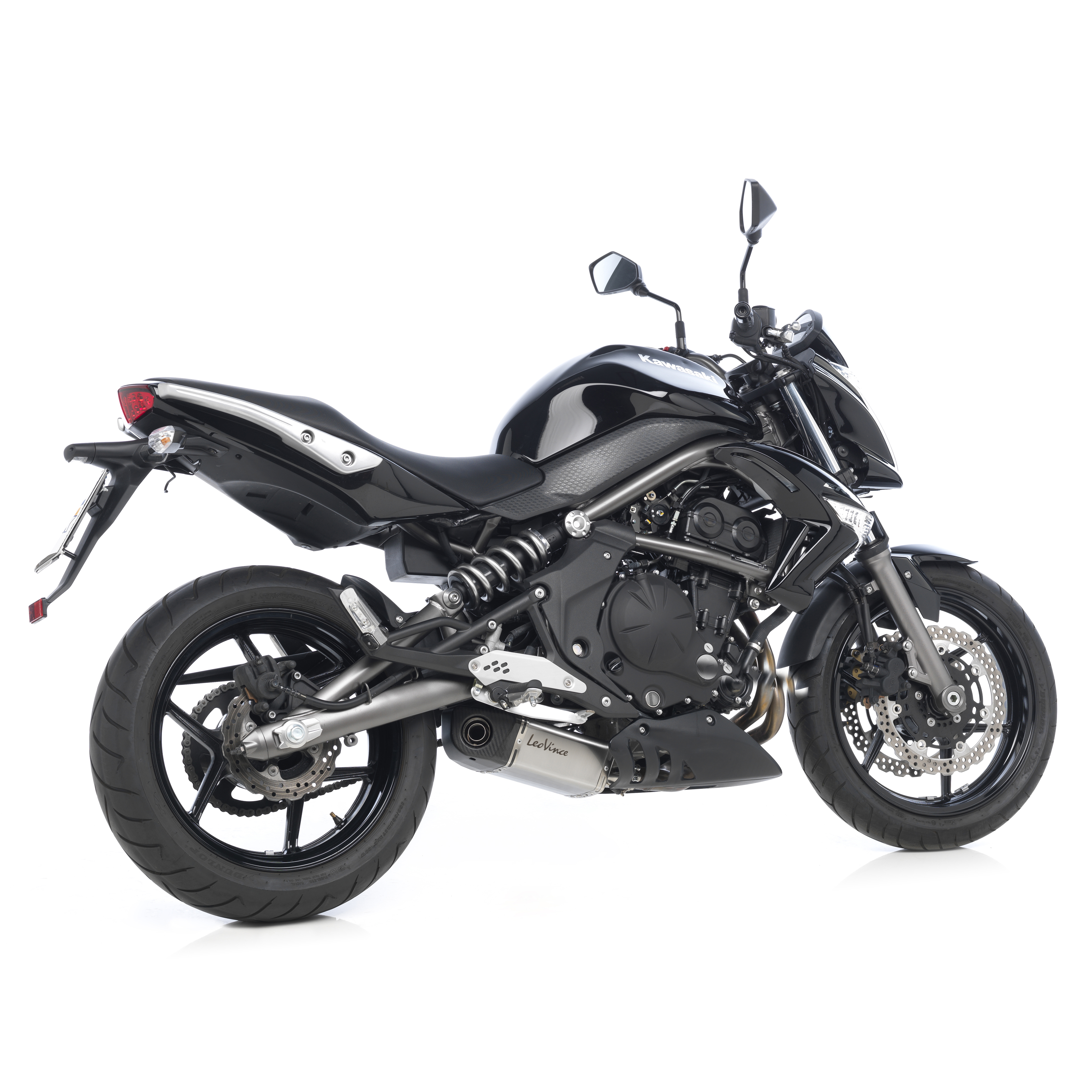 LeoVince uitlaatsysteem Underbody Evo 2, Slip On voor Kawasaki ER-6n/f / Ninja 650R / Versys 650