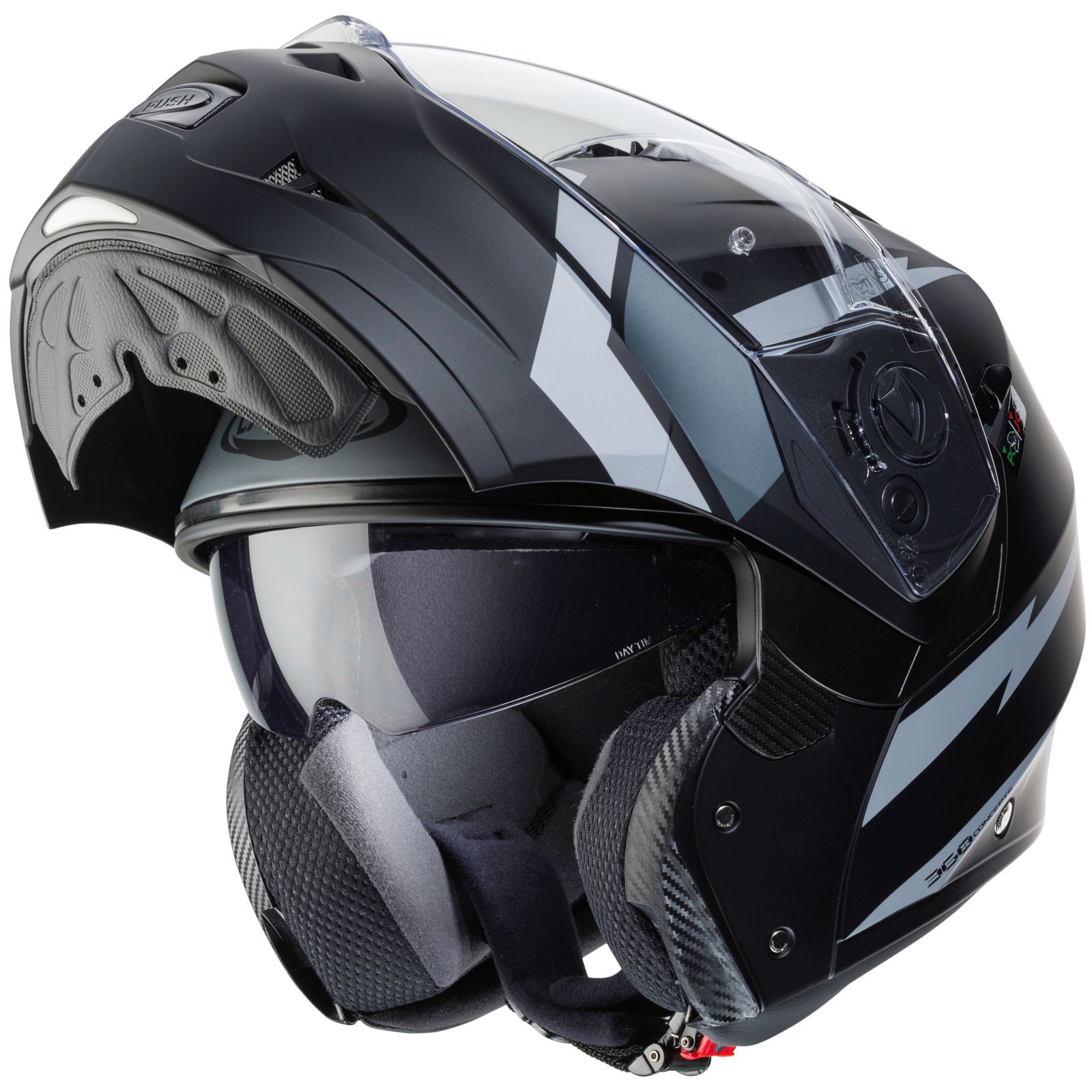 Caberg Helm Duke II Kito, mat zwart/antraciet