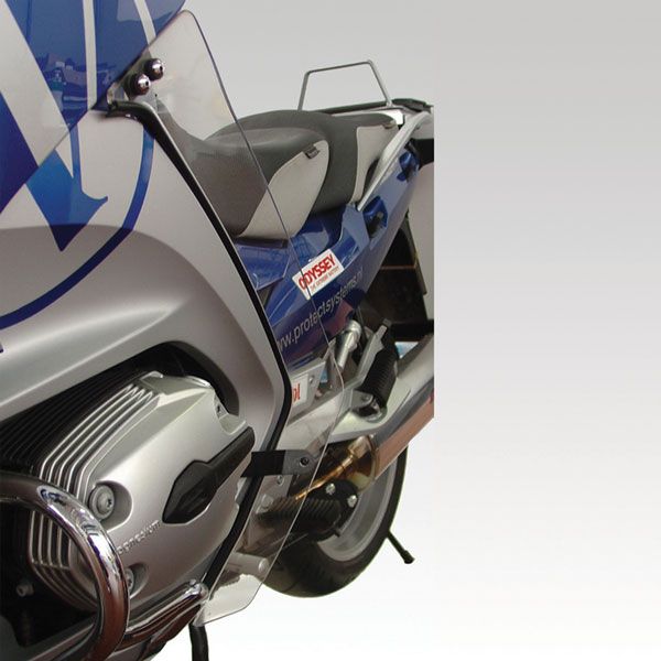 Voet- en beenbeschermers voor BMW R 1200 RT (05-09), transparant, paar