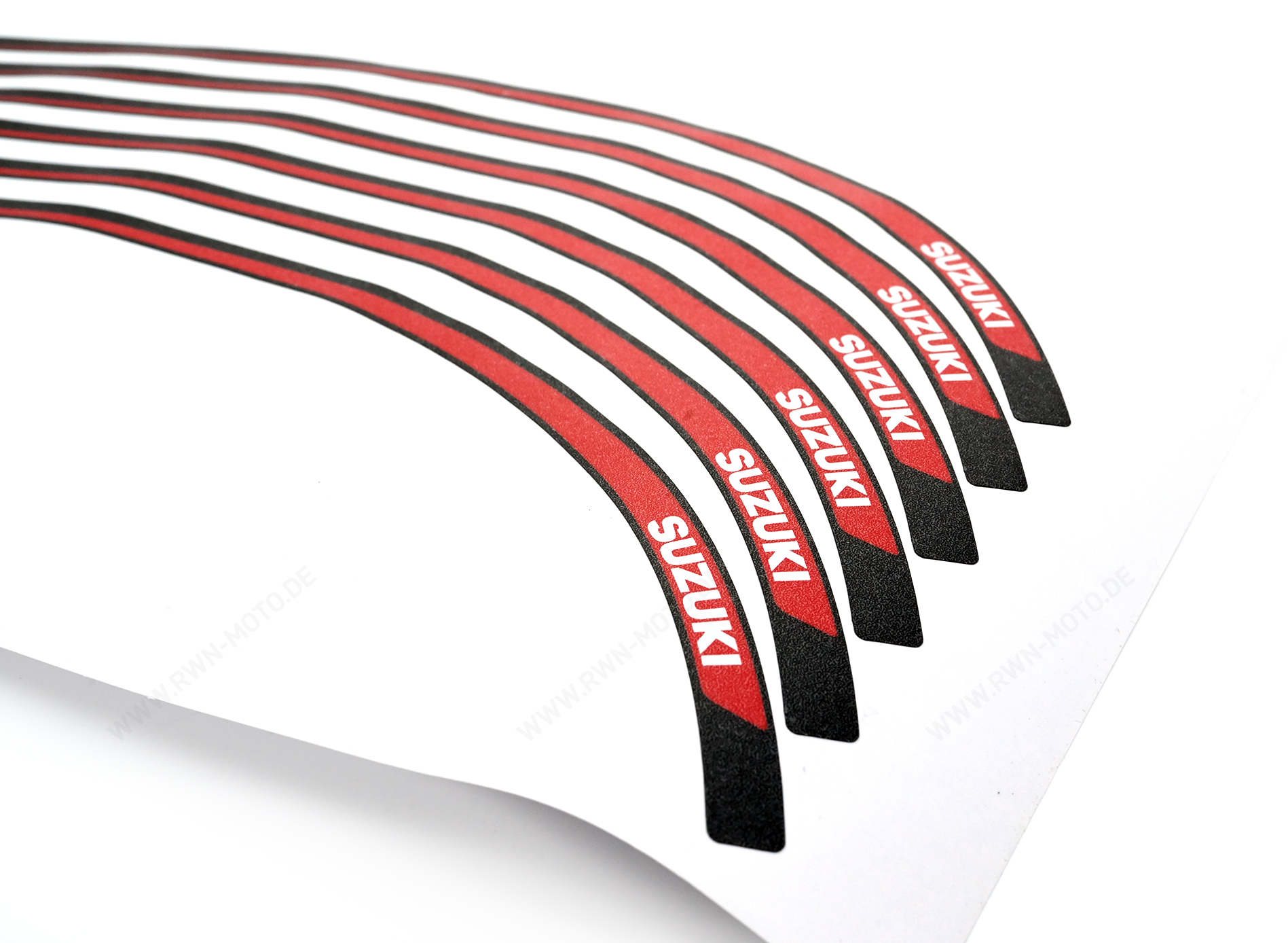 Velgsticker (rood / zwart) Suzuki GSX-8S 2023- Originele Accessoires