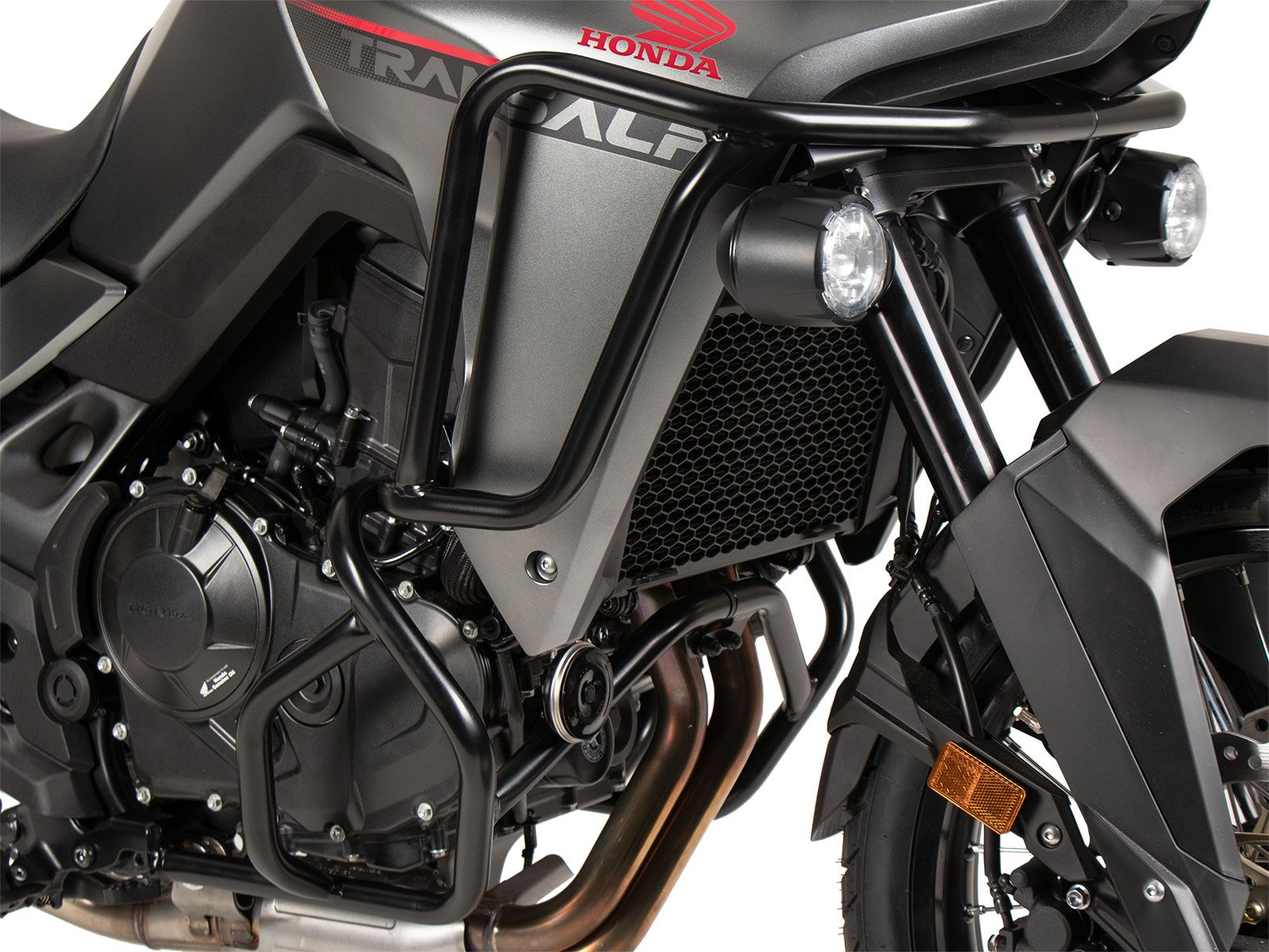 Zwarte tankbeschermbeugel voor Honda XL 750 Transalp / E-Clutch (25-) Hepco & Becker