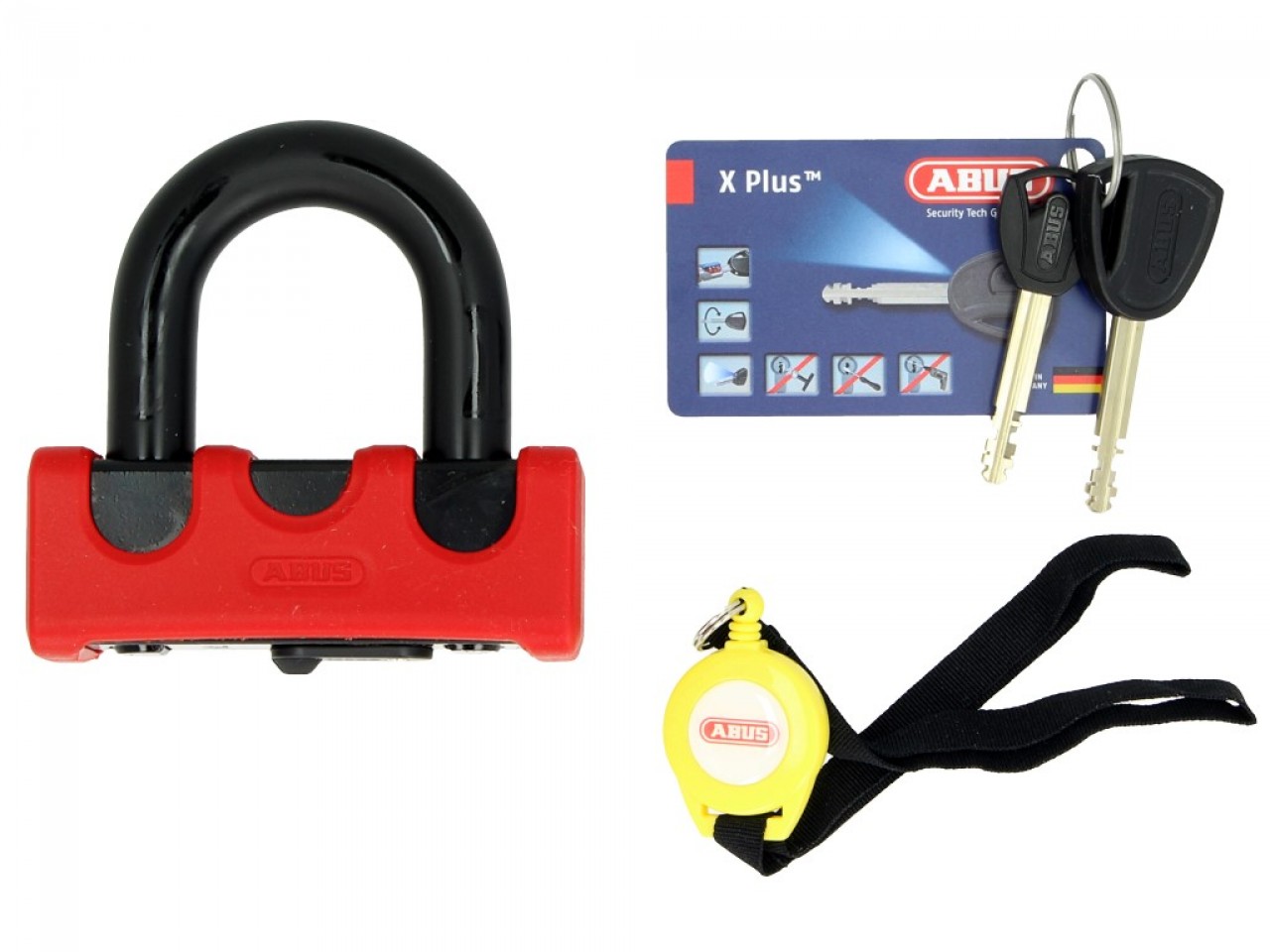 ABUS beugelslot Granit Power XS 67 voor motorfiets, scooter & Vespa