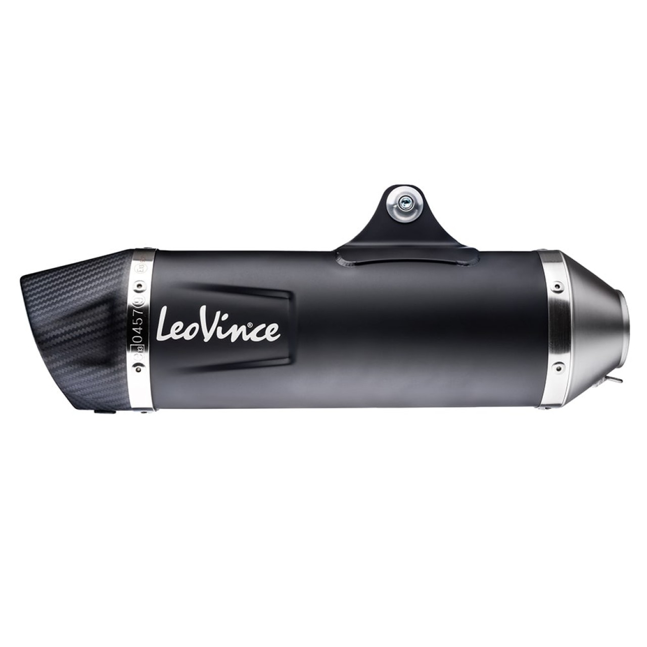 LeoVince uitlaatsysteem SBK Nero voor Vespa Primavera 125, roestvrij staal zwart, slip on, E-certificaat