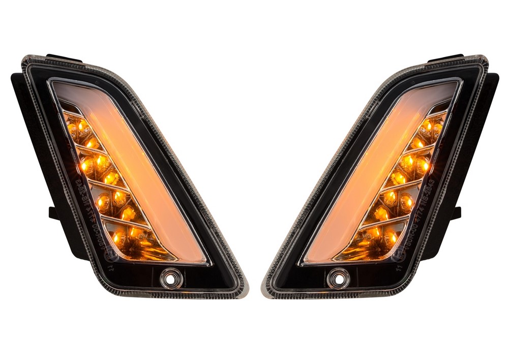 Richtingaanwijzerset links/rechts voor Vespa GTS/GTS Super/GTV 125-300cc ('14-), duidelijk