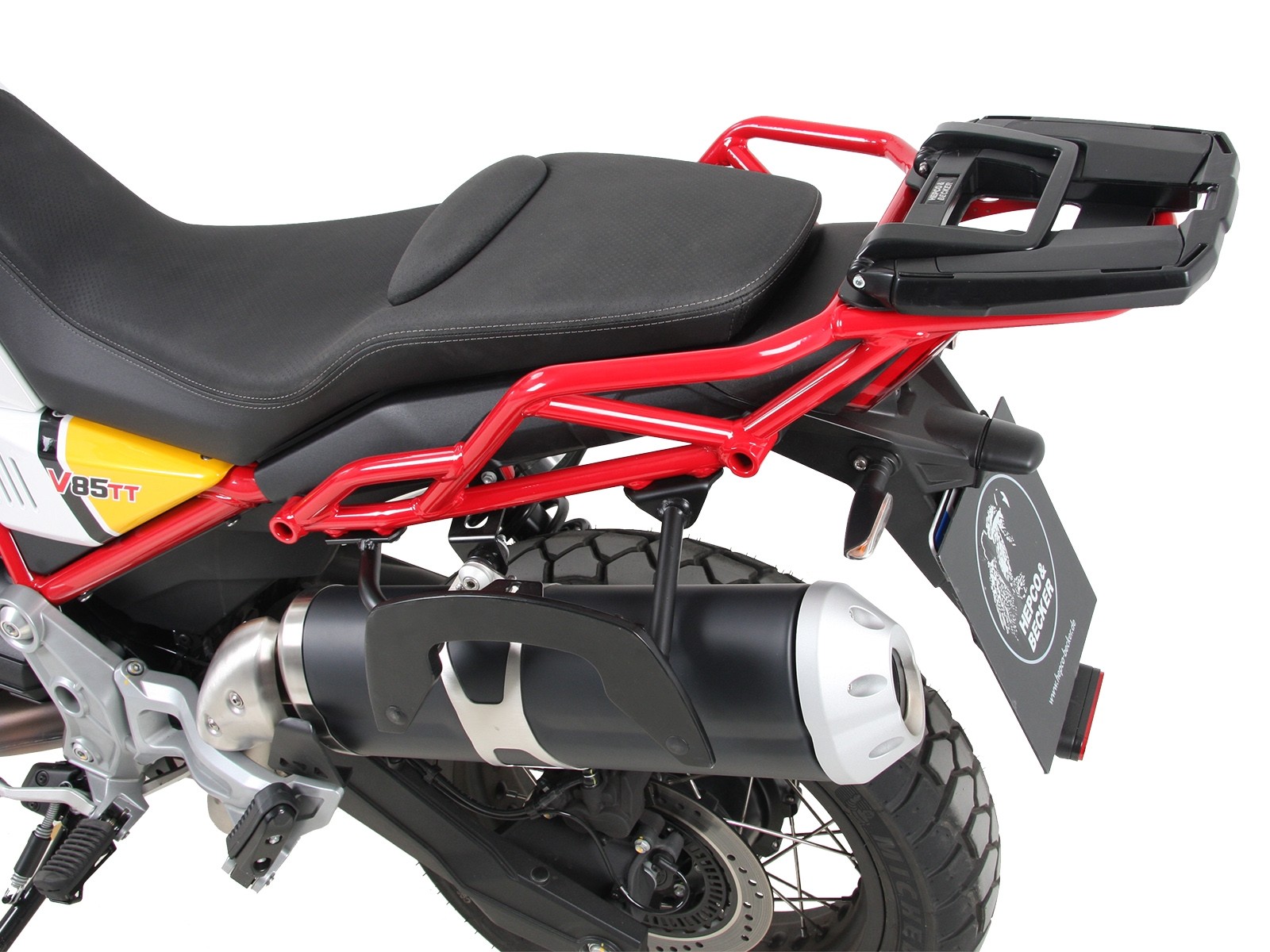 Easyrack Topcaseträger zwart voor V85 TT (Bj.19-) Hepco & Becker