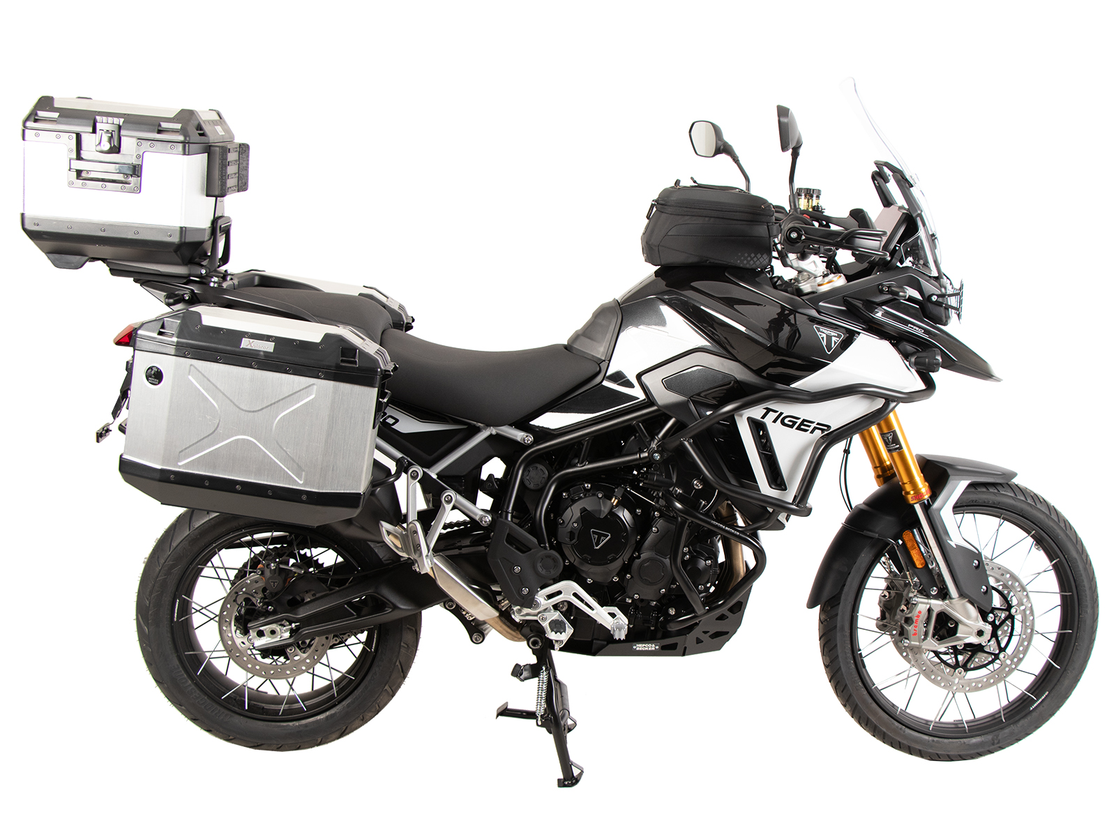 Aluminium topkofferdrager voor Triumph Tiger 900 Rally Pro (24-) Hepco & Becker